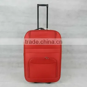 1pc 21'' Nylon Cabin Luggage Spinner Wheeled Trolley Luggage With TSA Lock thumbnail-1