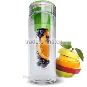 Infuser Water Bottle 28 Ounce - Made With TRITAN Copolyester Twist Cap Style Drinking Cup/water Bottle With Fruit Infuser thumbnail-1