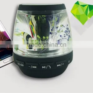 New Arrivel 2015 TF Card Slot and Hand-free Calls Support Liquid Mini Bluetooth Speaker With LED Light thumbnail-5