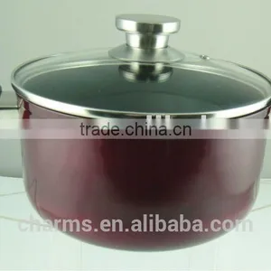 2016 ChuangSheng New Die-cast Aluminum Induction Cookware Cooker&Charms Colorful Aluminum Cooking Pot thumbnail-1
