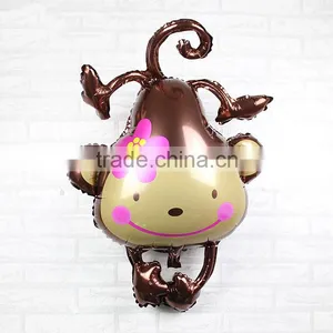 Animal Shaped Mylar Balloon Inflatable Toys Cute Monkey thumbnail-1