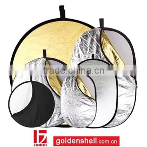 Photography 5 in 1 Reflector Discs 43" 110cm 5-in-1 Collapsible Disc Reflector thumbnail-1