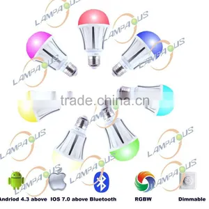 Dimmable Wireless Bulb Smart Bluetooth Led Bulb Operated by Iphone or Andriod Mobiles thumbnail-1