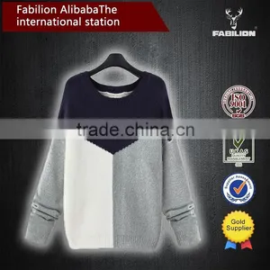 2015 Ladies New Design Spring Plus Size Color Loose Knit for Woolen Sweater thumbnail-1