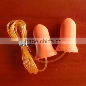 2016 Bell Shape Ear Plugs Wireless Foam Ear Plugs in pp Box Disposable Bell Shaped PU Foam Ear Plugs String Selectable Supplier thumbnail-1