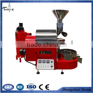 Stainless Steel Automatic Small Coffee Bean Roaster for Home Use, Commercial Coffee Bean Roasting Machine thumbnail-1
