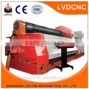 W11series 3 Roller Plate Bending Machine, 3 Roller Ring Rolling Machine, Carbon Steel Sheet Rolling Machine thumbnail-1
