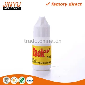 Jinyu Factory Price Wholesale Strong Adhesive High Viscosity Quick Dry Plastic Bottle 5ml Super Glue for Shoes Quality Choice thumbnail-1
