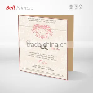 English Wedding Card Design Printing With Luxury Finishing From India thumbnail-1