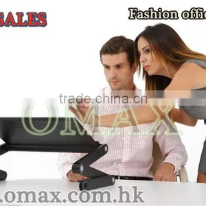 Stand up Laptop Desk With Cooler thumbnail-2