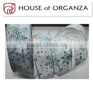 2014 New Design and Bronzing Chrismas Ribbon for Chrismas thumbnail-1