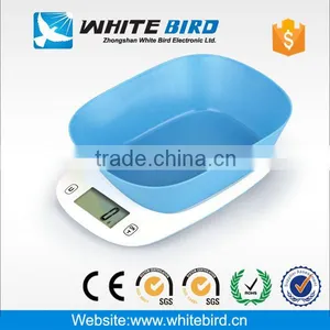 ABS Electronic Digital Kitchen Scale With Bowl 5kg Quality Choice thumbnail-1