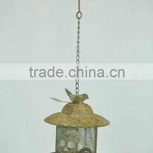 14A360MCE Garden Hanging Metal Bird Feeder With Hook Chain thumbnail-1
