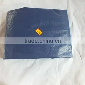 Quality Products Waterproof Tarpaulin Car Cover Blue/Silver PP Plastic Laminating Tarps thumbnail-2