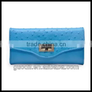 Hot Selling! Ostrich Leather Ladies Hand Purse Fashion Coin Purse thumbnail-1