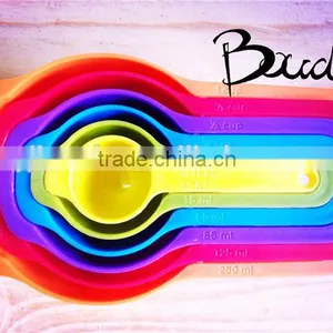 6pcs Wholesale Plastic Measuring Cup With Different Size and ColourBD-C7950 thumbnail-3