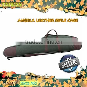Angola Leather 50 Inch Tactical Rifle Bag With Foam Padded Inside thumbnail-1