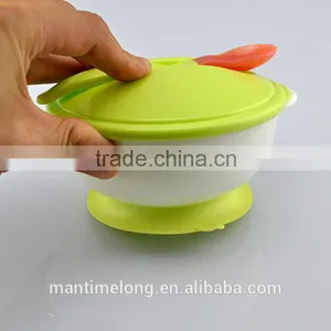Baby Suction Bowl Baby Feeding Bowl Silicone Baby Bowl thumbnail-1