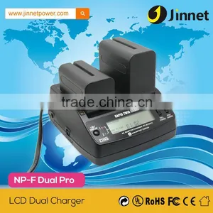Latest Professional Fast Rapid Double Charger for NP-F970 Camcorder Battery With 2A Output thumbnail-1