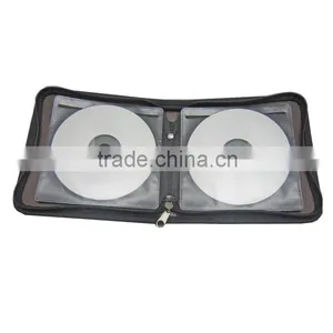 Handmade cd Carrying Case,leather Cover,zipper thumbnail-1