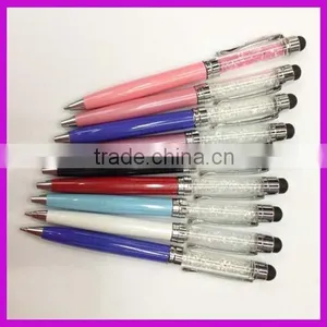 New Design Colorful Your Logo Crystal Ball Pen With Stylus thumbnail-3