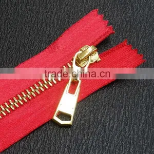 10-20cm 5# Close End Cotton Siders Copper Teeth Custom Zipper for Trousers thumbnail-4