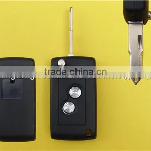 NEW Peugeot Remote Key Shell Fob 2 Button Flip Key Conversion thumbnail-1