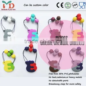 Bead Landing/Food Grade BPA Free Silicone Bead Landing for Teething Babies thumbnail-3