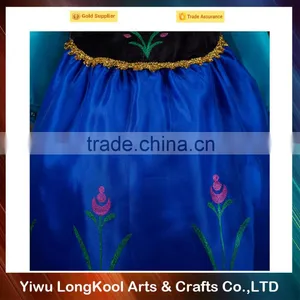 Hot Sale Wholesale Cosplay Frozen Elsa Dress Luxury Chiffon Girl Dress thumbnail-5