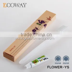 Best Selling Disposable Dental Kit for Travel Cheap Hotel Toothbrush With Paste thumbnail-3