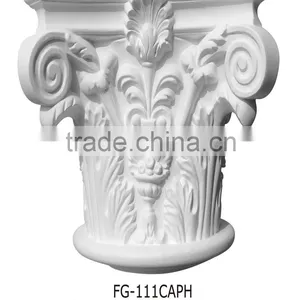 2016 High Quality Good Price Beautiful Polystyrene Crown Roman Column for Sale thumbnail-2