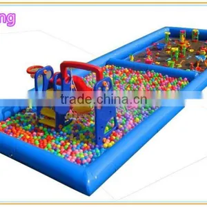 Inflatable Rectangle Pool/ PVC Inflatable Ball Pit Pool for Children/ Inflatable Swimming Pool Singapore thumbnail-3