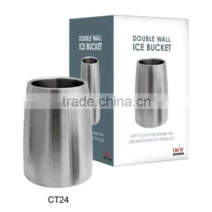 Double Wall Ice Bucket, Stainless Steel Ice Bucket, Ice Bucket thumbnail-1