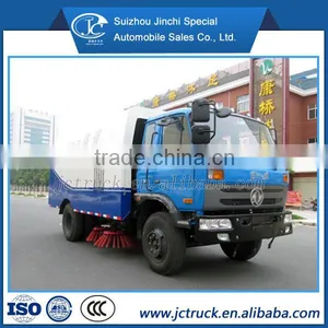 Vacuum Road Sweeper Truck With Sweeping Brushes thumbnail-2