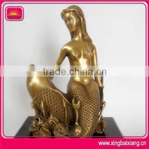 Modern Art Craft Decor Woman Sculpture/ Figurine Mermaid Home Decor thumbnail-1