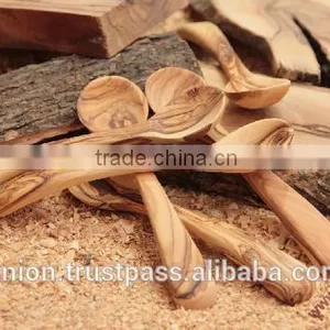 Olive Wood Sugar Spoon thumbnail-1