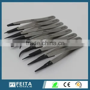 Hand Tools Stainless Steel Tweezers/ ESD Replaceable Tip Heat Resistant Tweezers thumbnail-2