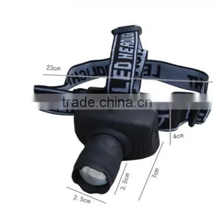 T27B Waterproof 1W LED Headlight Light Headlamp Head Lamp Flashlight 3 Modes thumbnail-6