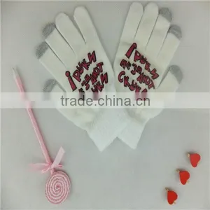 Jaquard Acrylic Winter Touchscreen Gloves for Phone/ipad Quality Choice thumbnail-3