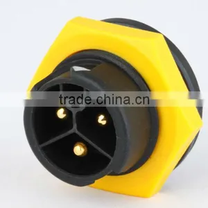 Large 3 Pin Power and Signal Waterproof Connector thumbnail-1
