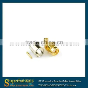 SMA Crimp Plug Connector For LMR300 Sma Jumper Cable thumbnail-1