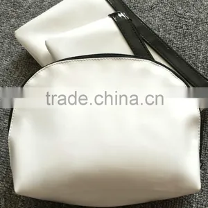 Customized LOGO Printed Recycled PU Leather Cosmetic Bag thumbnail-5