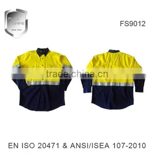 2016 Safety hi Vis Long Sleeve Workwear thumbnail-2
