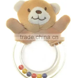 Baby Rattle,baby Rattle Toys,Plush Animal Toy With Plastic Baby Rattle,Baby Rattle Toy thumbnail-2