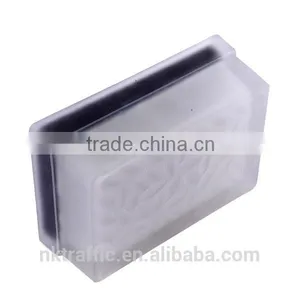 NK-160 Decorated Solar Led Glass Brick ie Super Capacitor 6PCS Led Quantity Solar Brick Light for Decoration thumbnail-5