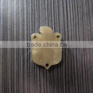 Customized Leave Shape Hot Stamping Resin Label thumbnail-3