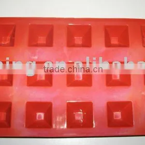 15 Cups Cylinder-shaped Tray,red Color Bakeware Cake Mold thumbnail-1