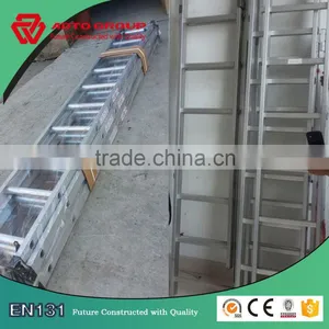 Aluminum Straight Ladder Construction Ladder Industrial Ladder thumbnail-3