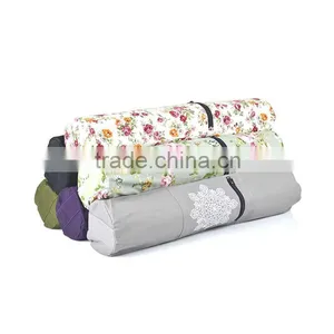 Pilates & Yoga 100% Canvas Mat Bag Yoga Mat Bag With Cargo Pocket thumbnail-3