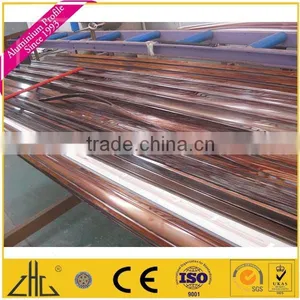 Wow!! 6063T5 Aluminium Frame Price per Kg/ Wood Grain Aluminium Balcony Railings Profiles/ Wooden Transfer Aluminium Profiles thumbnail-5